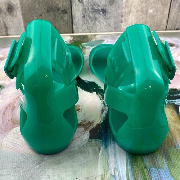 HUNTER Tiffany Open Toe Sandals in Maldives Green Size 7 New! - Picture 7 of 12